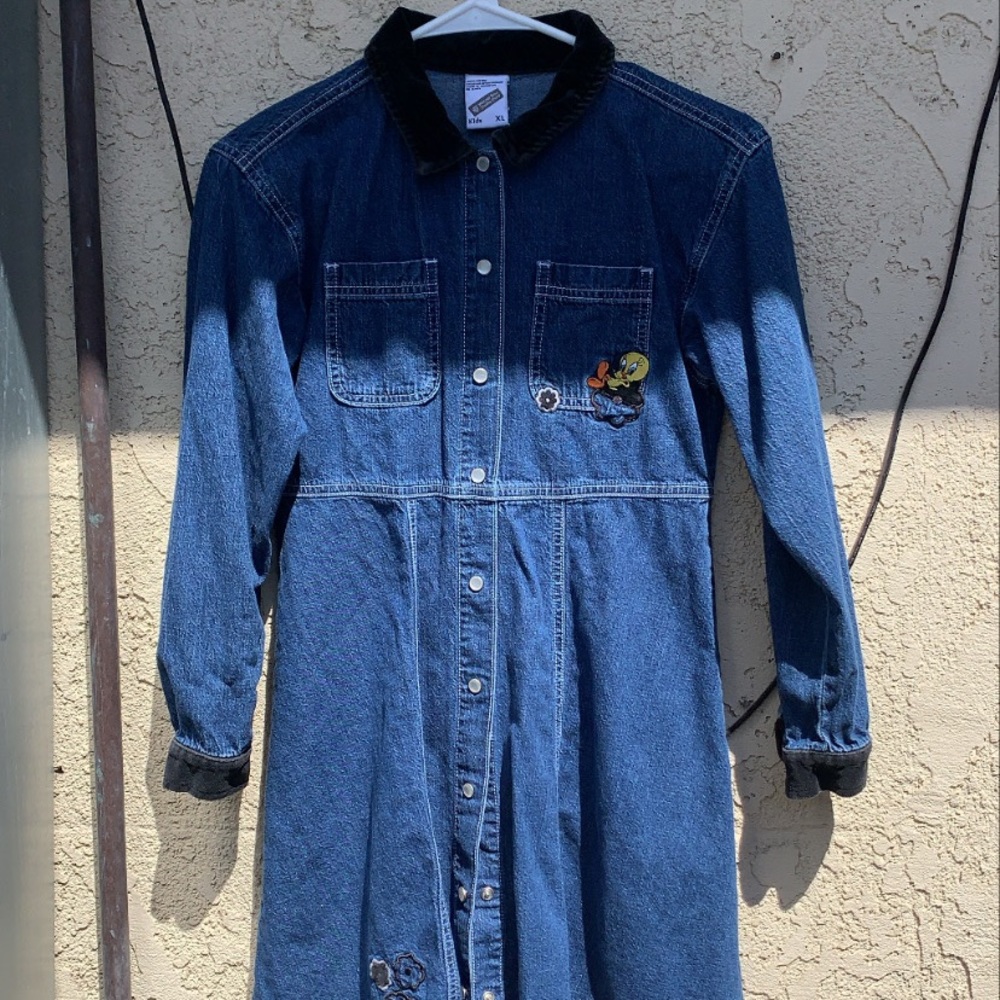 Vintage Warner Bros denim dress